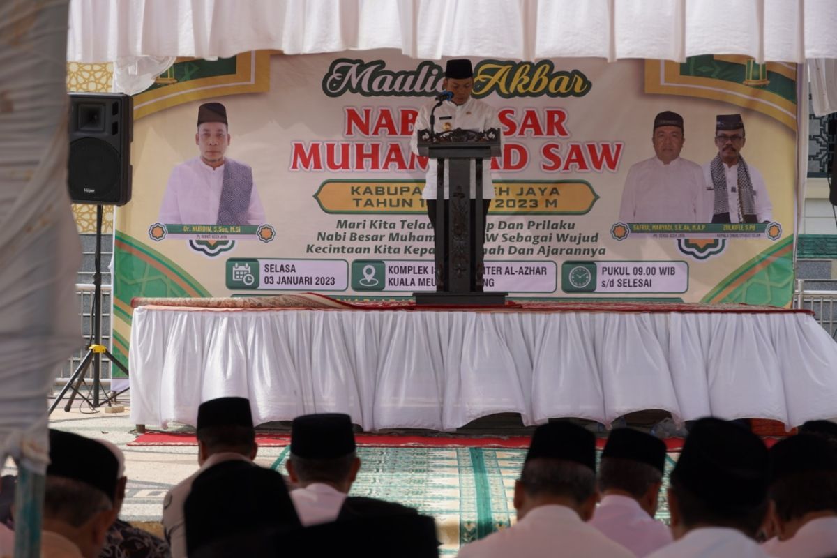 Pj Bupati ajak masyarakat Aceh Jaya teladani kepribadian Rasul