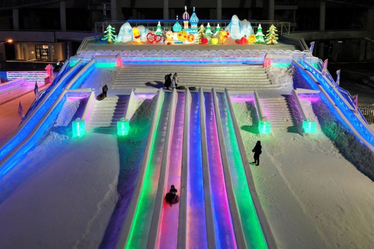 Aktifitas wisata salju genjot pariwisata musim dingin Liaoning China