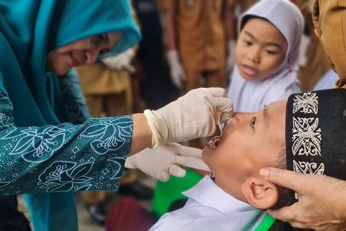 Sebanyak 18.805 anak di Simeulue sudah diimunisasi polio