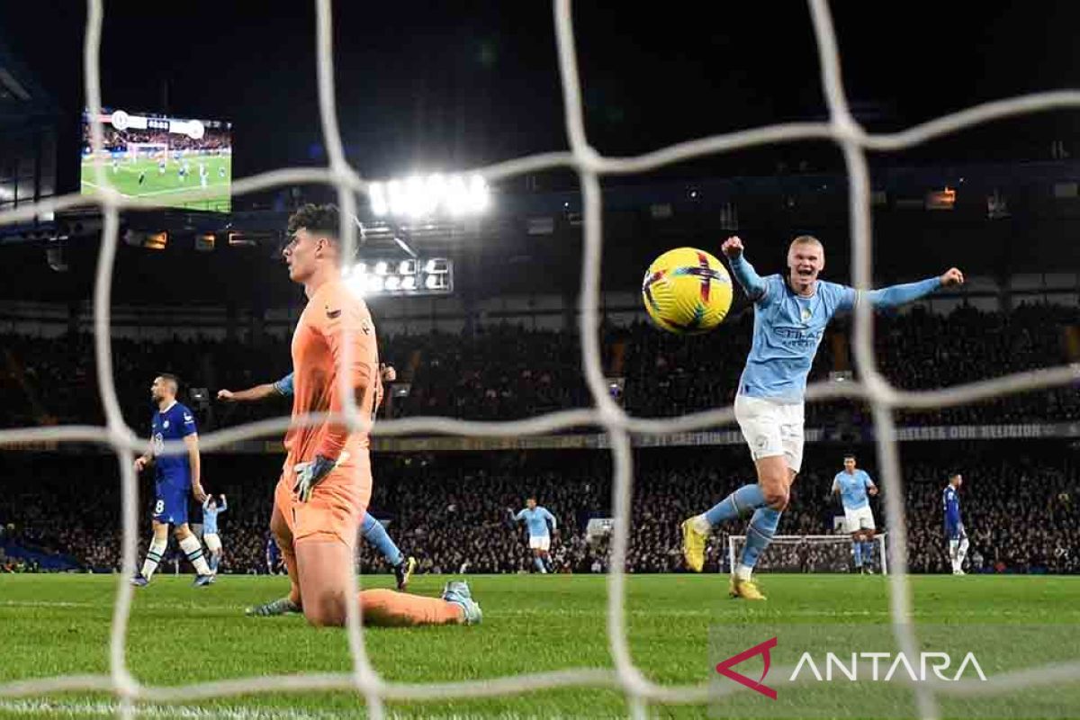 Manchester City raih kemenangan 1-0 di kandang Chelsea