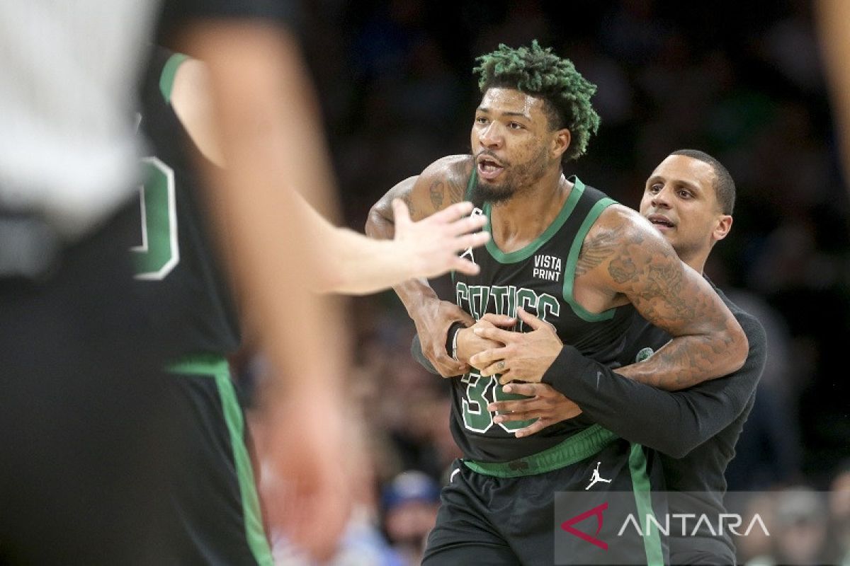 Marcus Smart didenda Rp546 juta gara-gara omongan kasar ke wasit