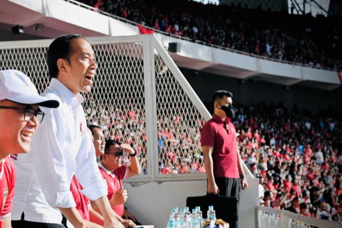 Jokowi yakin Indonesia bisa maju ke final Piala AFF