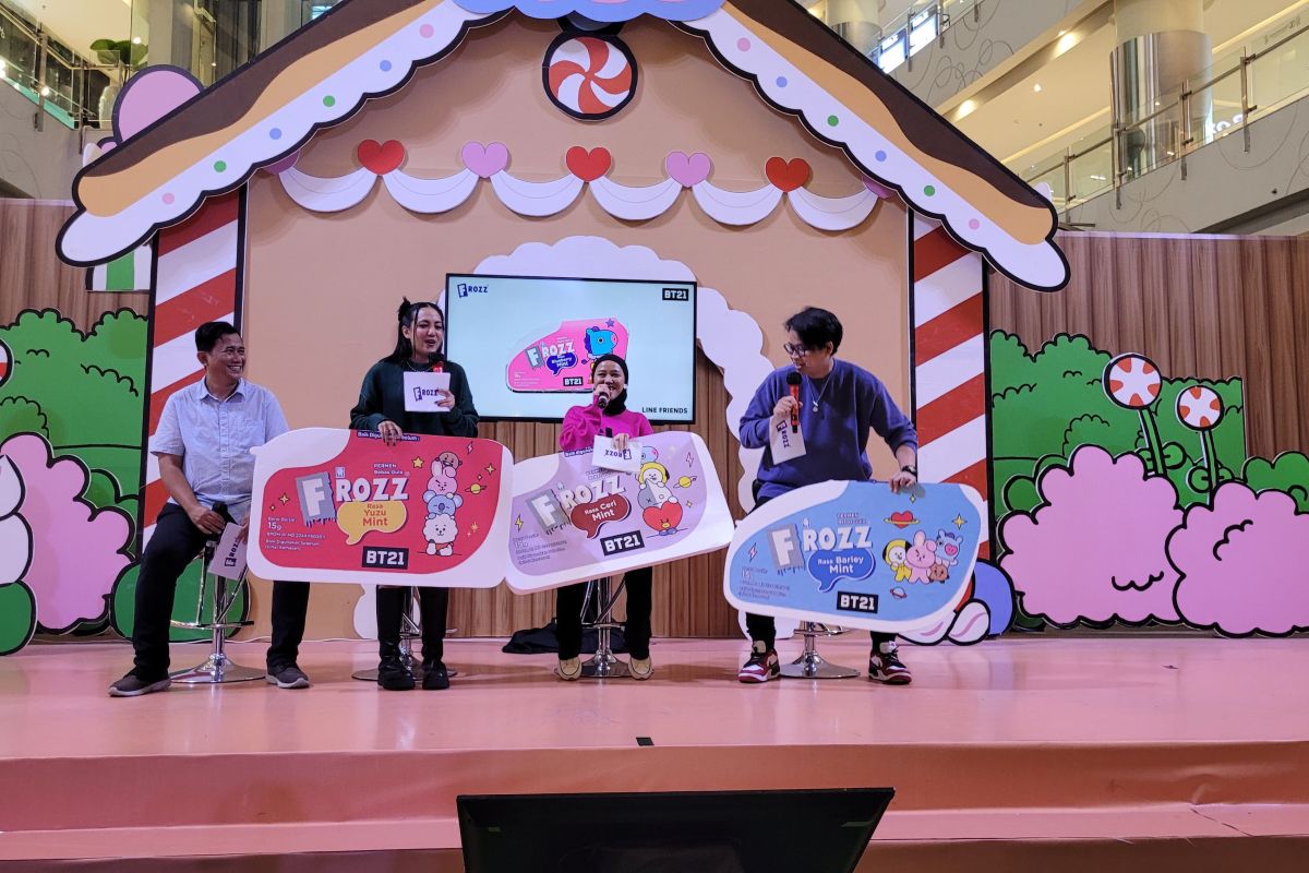 Karakter BT21 hadir di permen Frozz