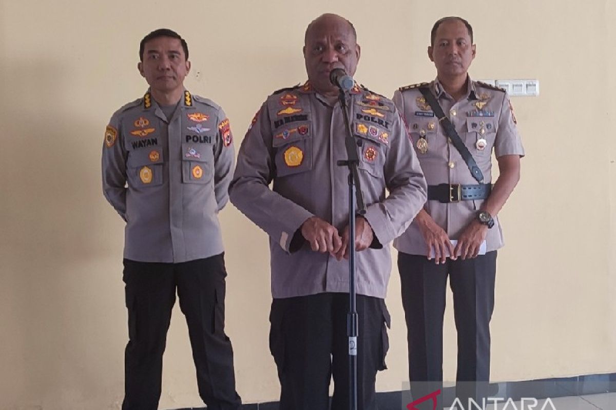Polisi kena tembakan dalam kontak tembak dengan KKB di Pegunungan Bintang Papua