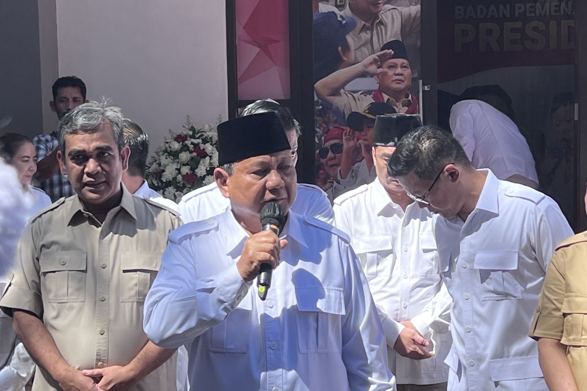 Prabowo: Kalau mau pisah, pisah yang baik