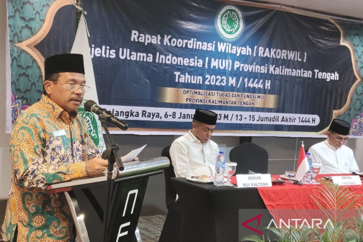 Hadapi tahun politik, MUI Kalteng diminta optimalkan pembinaan umat jaga kerukunan