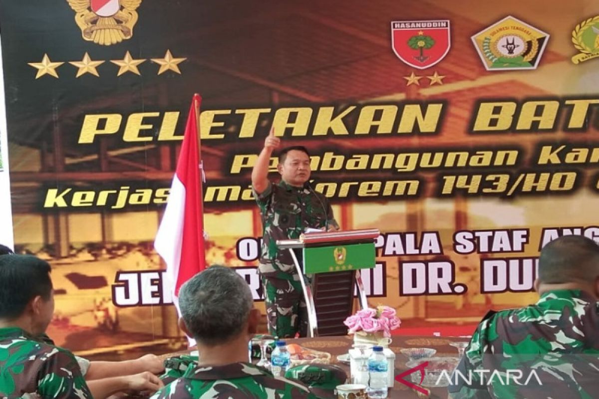 Kasad Dudung Abdurachman perintahkan jajarannya 'turun gunung' bantu masyarakat