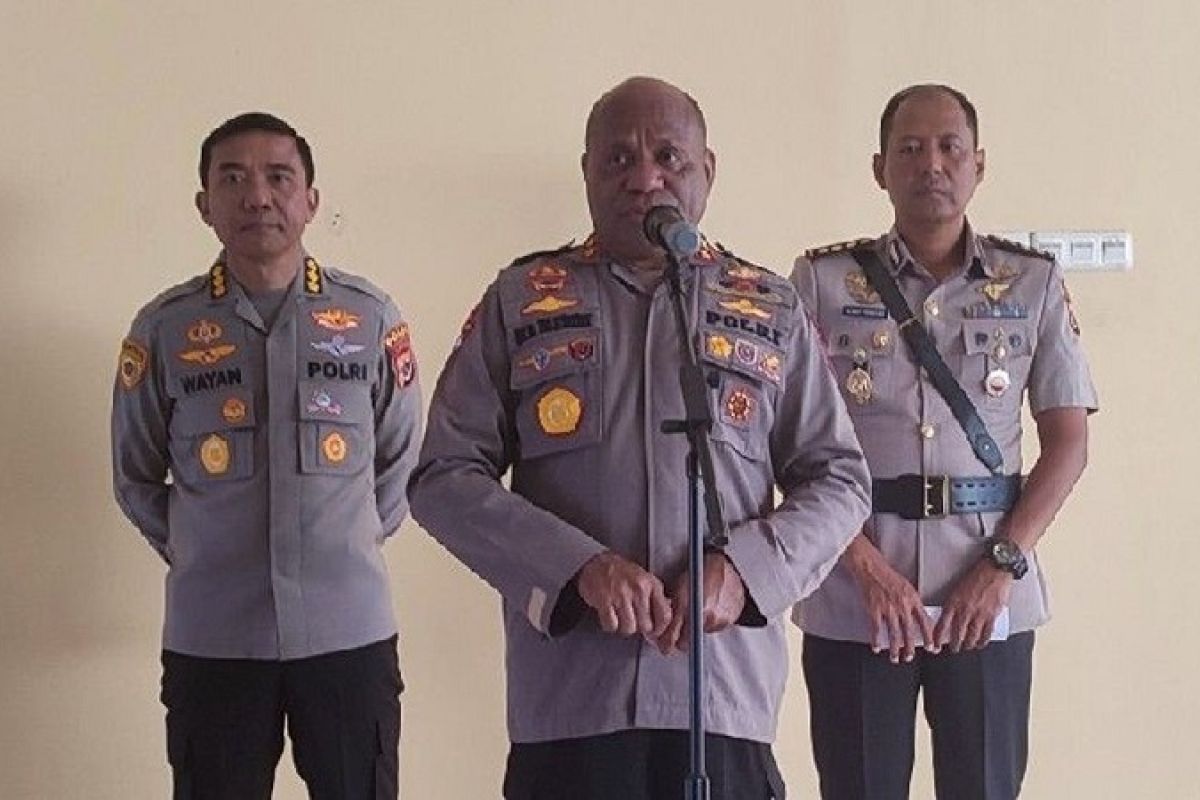 Seorang anggota polisi tertembak saat baku tembak dengan KKB di Pegubin