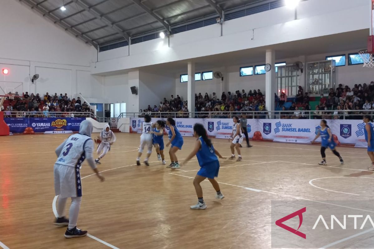 Kurang pengalaman Tim Putri Bola Basket Babel dikalahkan Banten