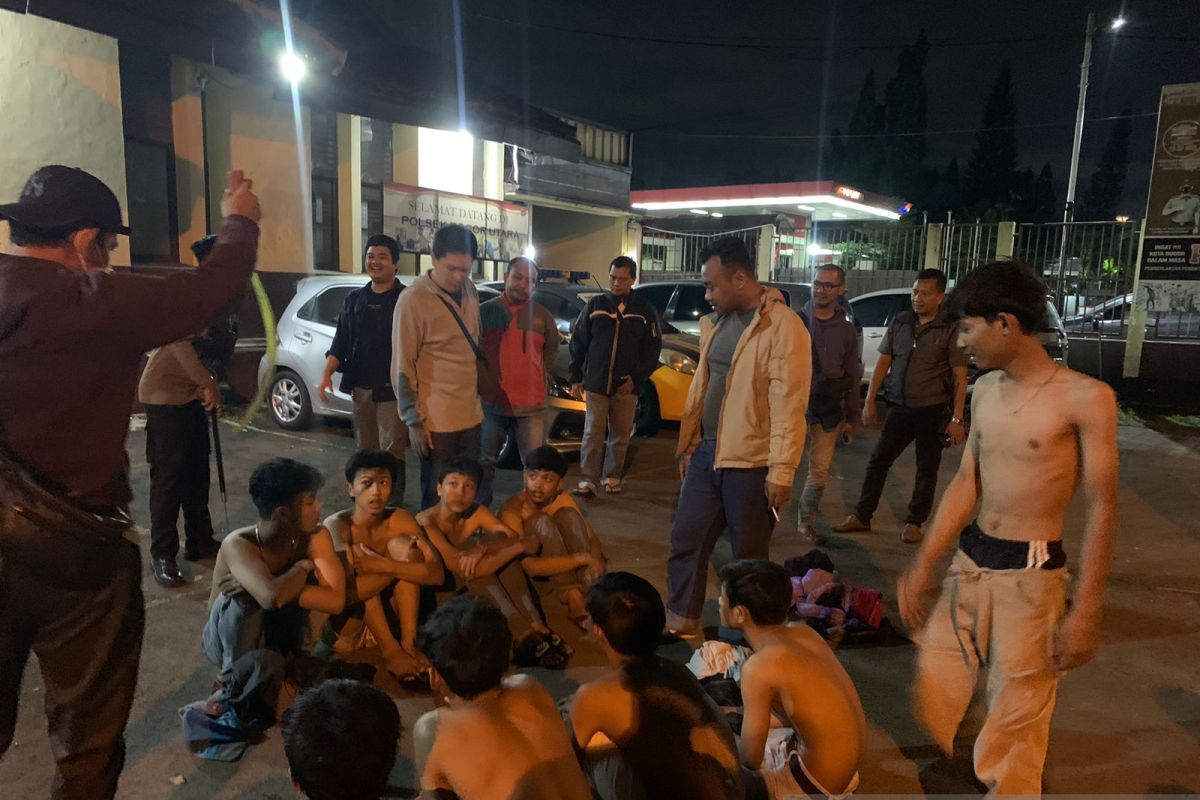 Polresta Bogor giatkan patroli malam cegah aksi tawuran
