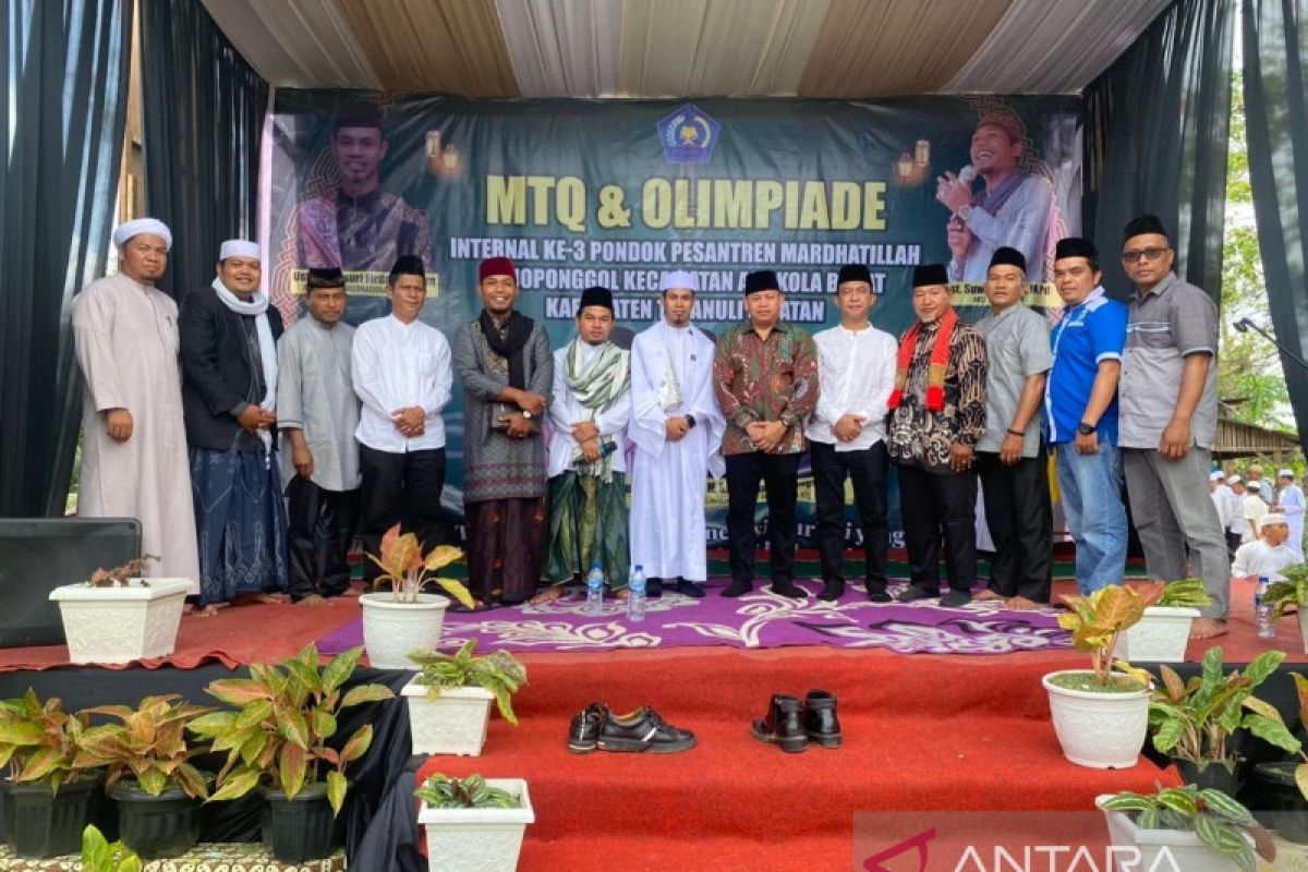 Ponpes Mhardatillah Tapsel gelar MTQ-Olimpiade Internal ke-3