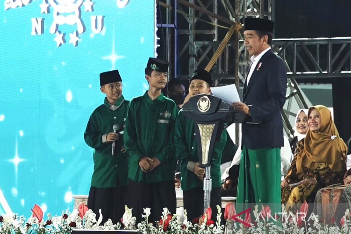 Presiden apresiasi sejumlah penampil Festival Tradisi Islam Nusantara