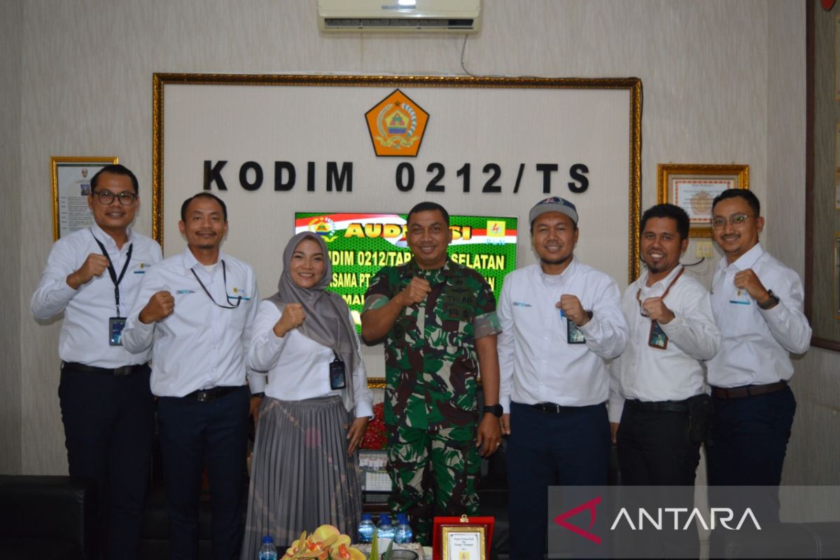 Bersama Kodim 0212/TS, Manager PLN UP3 Padang Sidempuan jalin komunikasi