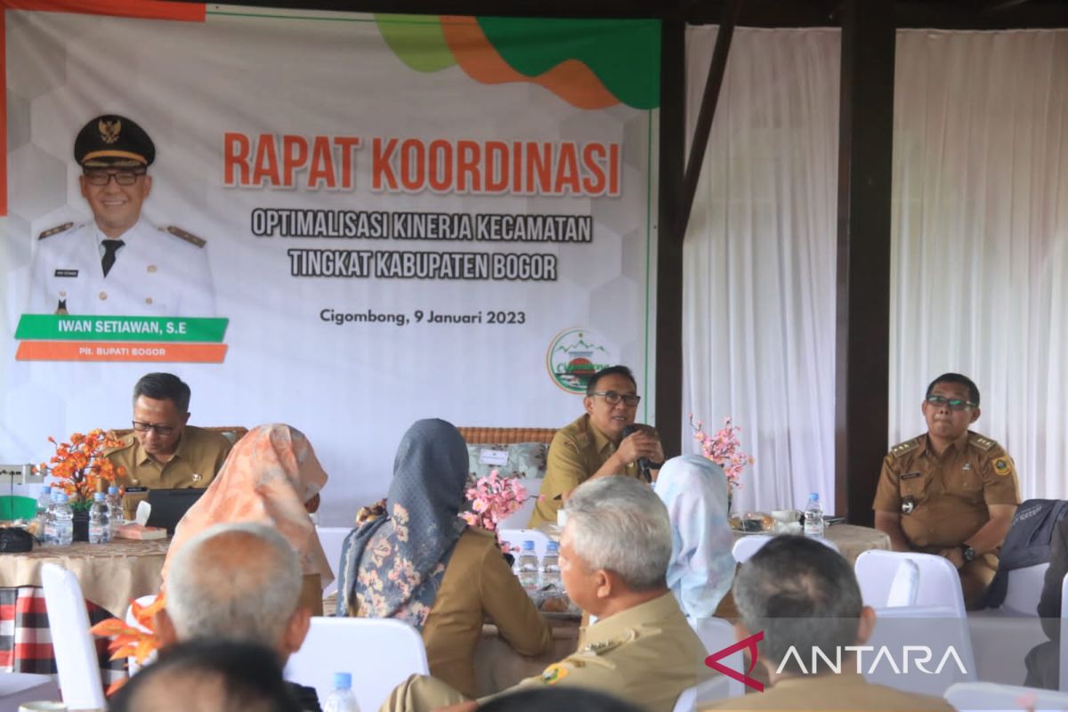 Plt Bupati Bogor tampung aspirasi camat soal wacana penambahan kewenangan