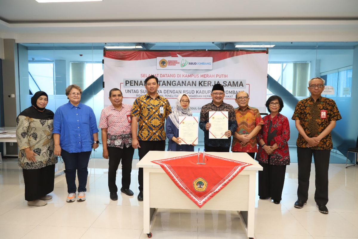 Untag Surabaya dan RSUD Jombang jalin kerja sama