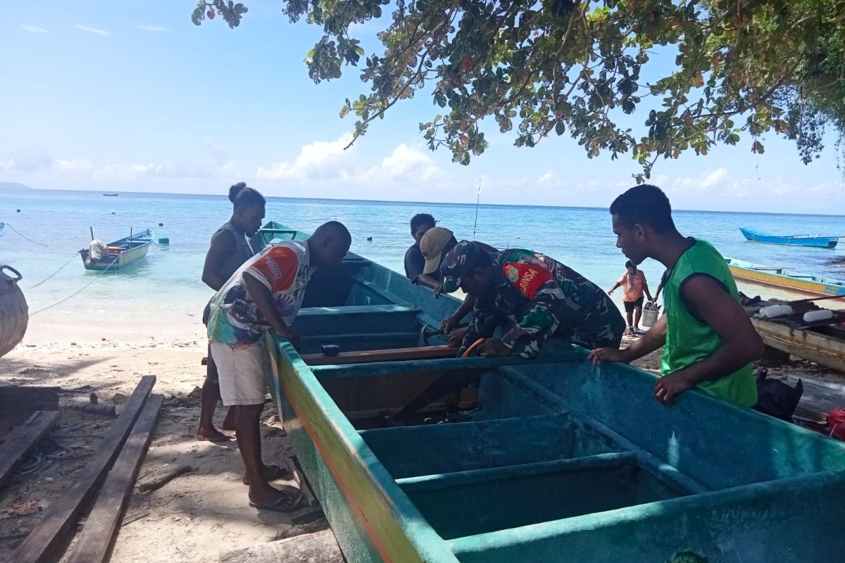 Koramil Biak Kota minta nelayan menjaga terumbu karang saat melaut