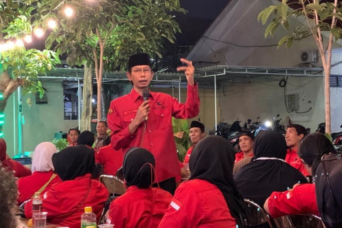 PDIP Surabaya perkuat gotong royong semarakkan ulang tahun emas
