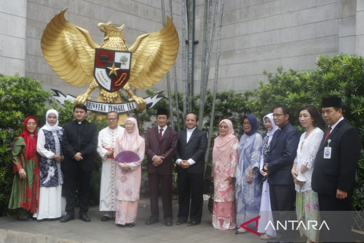 Ibu Negara Malaysia kunjungi terowongan silaturahmi Istiqlal-Katedral