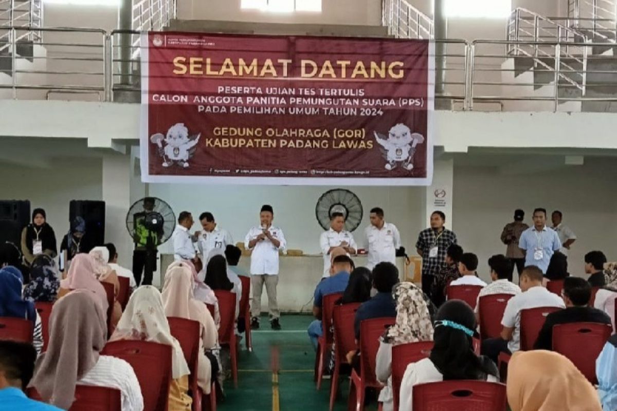 KPUD Palas gelar ujian tertulis penerimaan calon anggota PPS