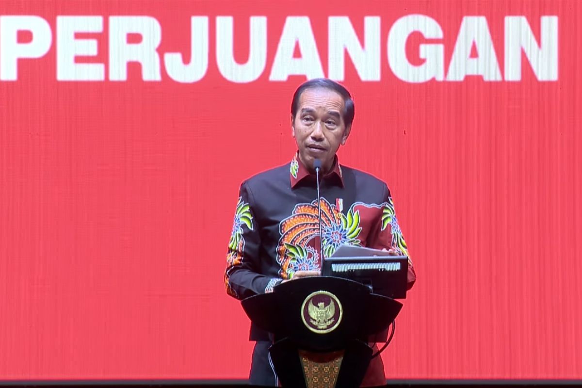 Presiden Joko Widodo senang Megawati sebut capres PDIP dari kader sendiri