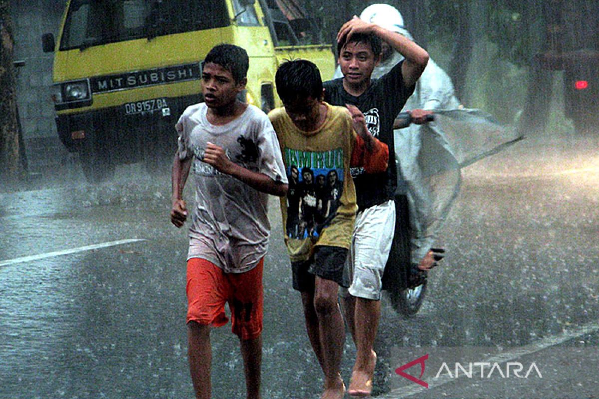 Sejumlah provinsi di Sumatera berpotensi hujan lebat