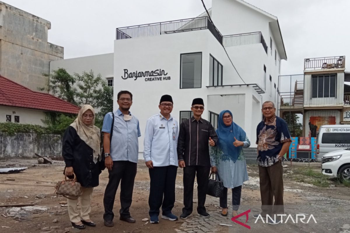 DPRD Banjarmasin kunjungi gedung Banjarmasin Creative Hub