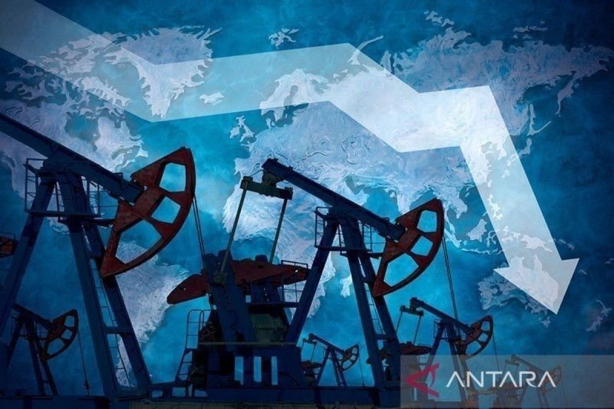 Harga minyak turun pada awal perdagangan Asia karena persediaan AS melonjak