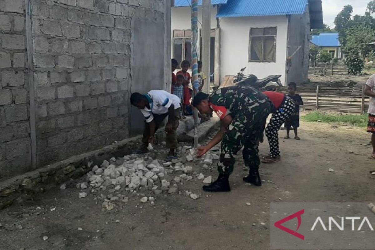 Kodim Saumlaki Tanimbar dirikan posko terpadu penanggulangan bencana pascagempa