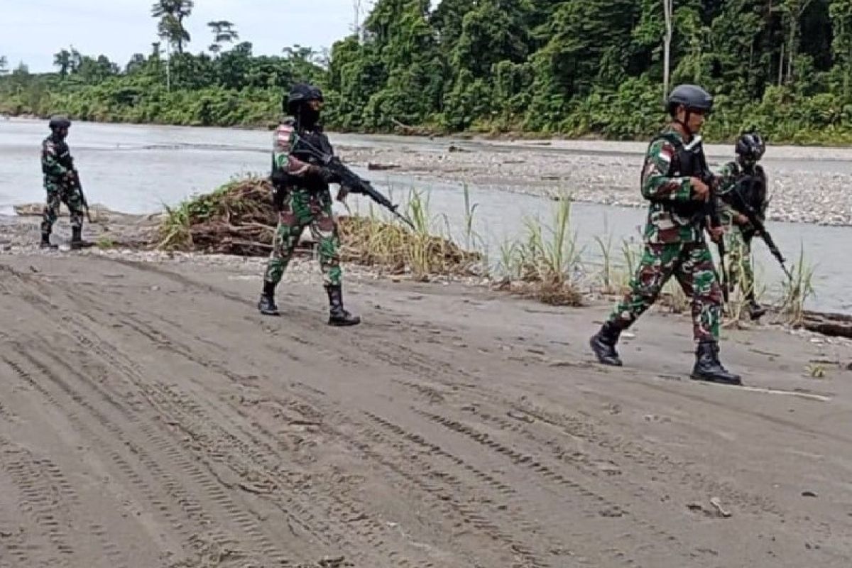 Dandim 1715 Yahukimo pimpin patroli kewilayahan beri rasa aman warga