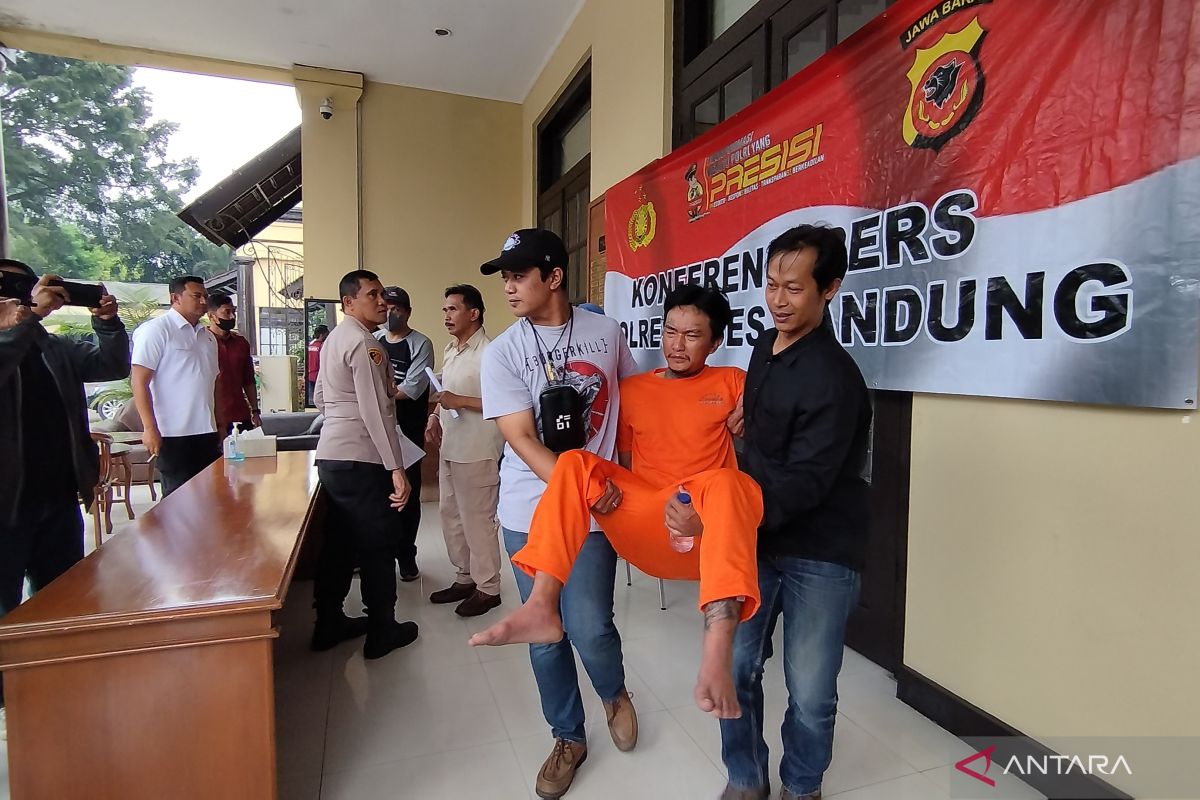 Polisi tembak kaki pelaku pembunuhan di Rancasari Bandung