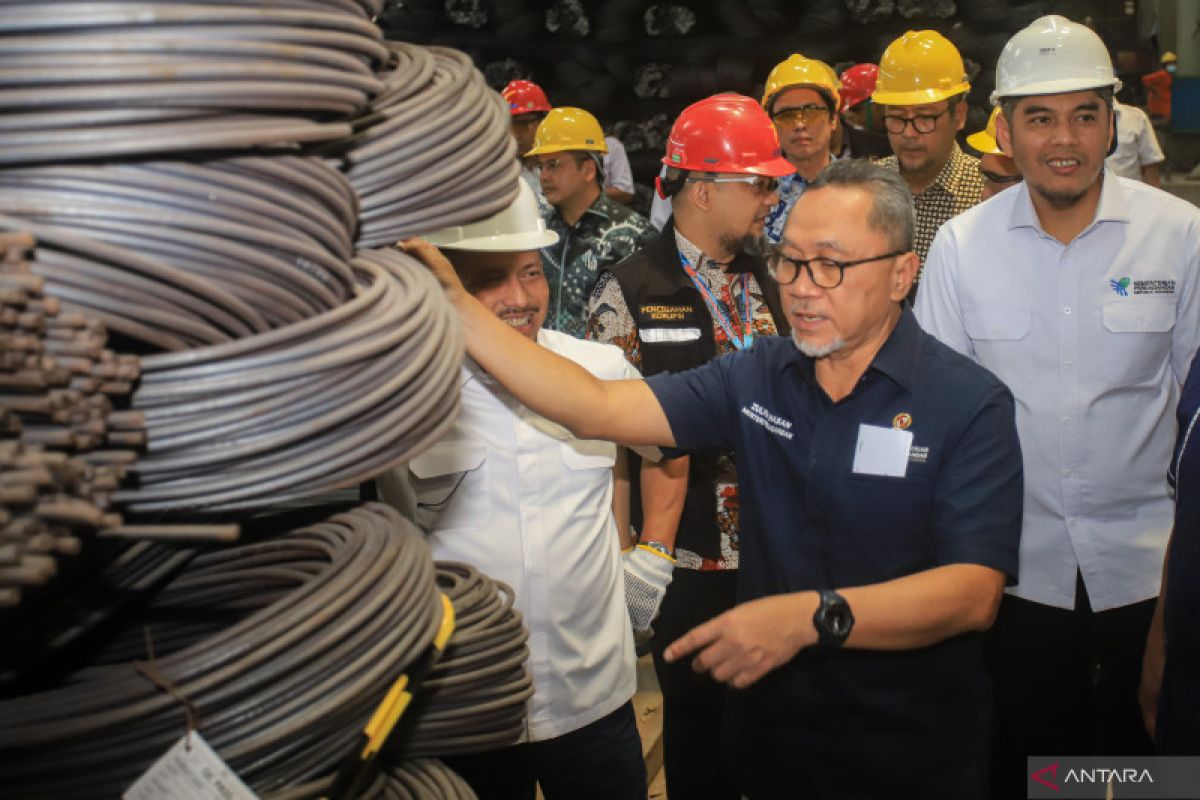 Mendag: Produk baja non SNI ancam keberlangsungan produsen nasional