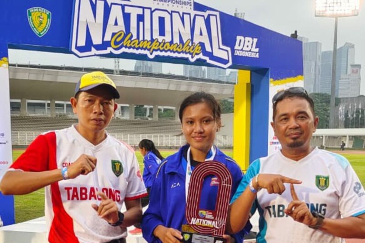 Winney atlet Tabalong juara lompat jauh nasional