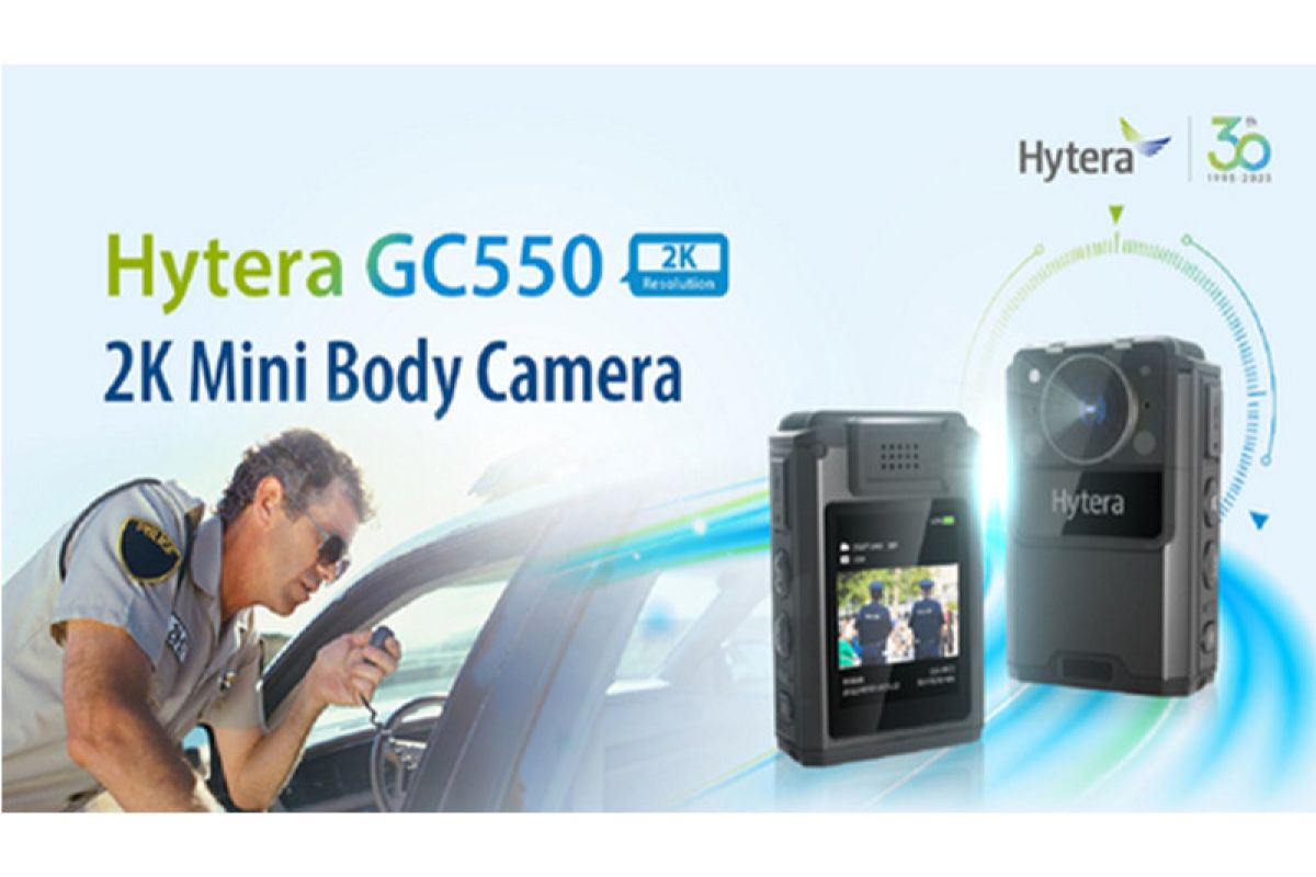 Hytera Releases Compact Body Worn Camera with 2K Resolution