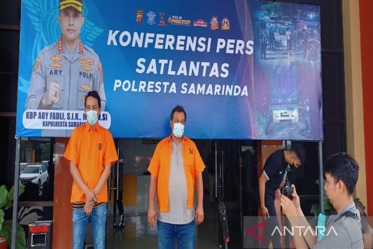 Polresta Samarinda tangkap dua pengemudi akibatkan kecelakaan maut
