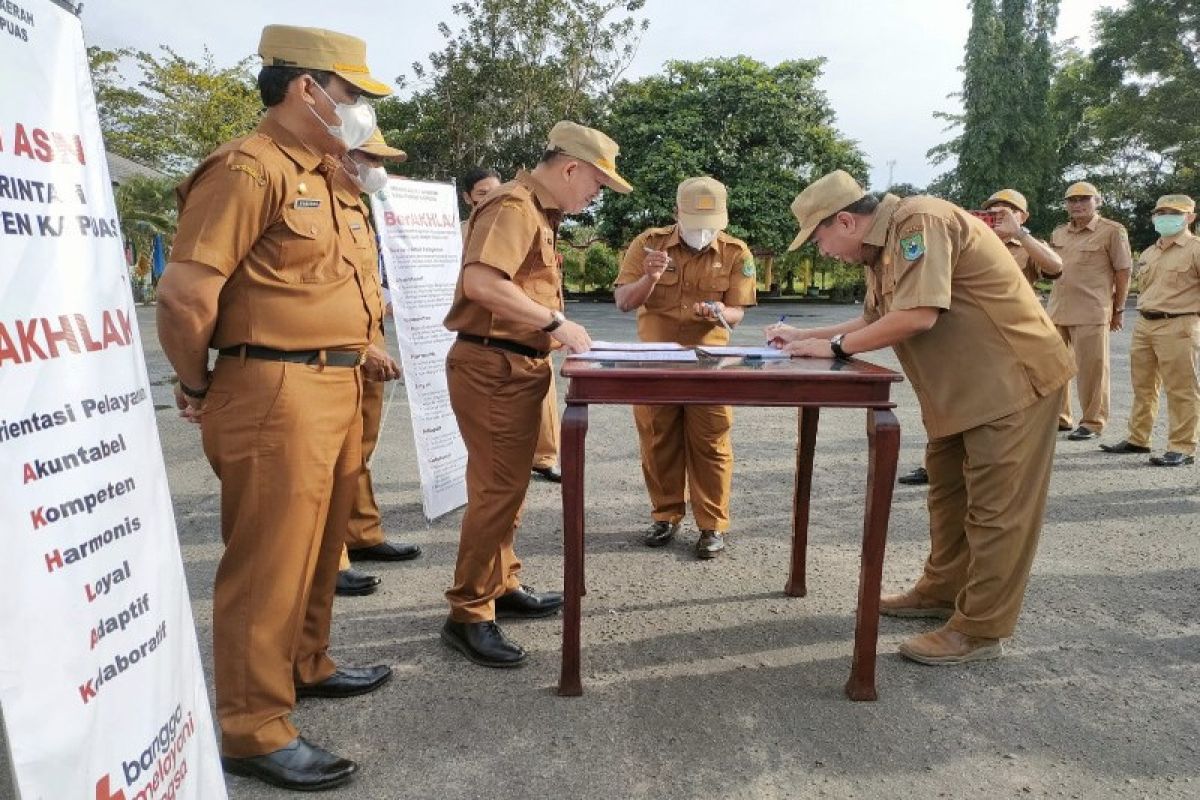 Indeks BerAKHLAK 2022, Pemkab Kapuas miliki budaya kerja sehat dan produktif