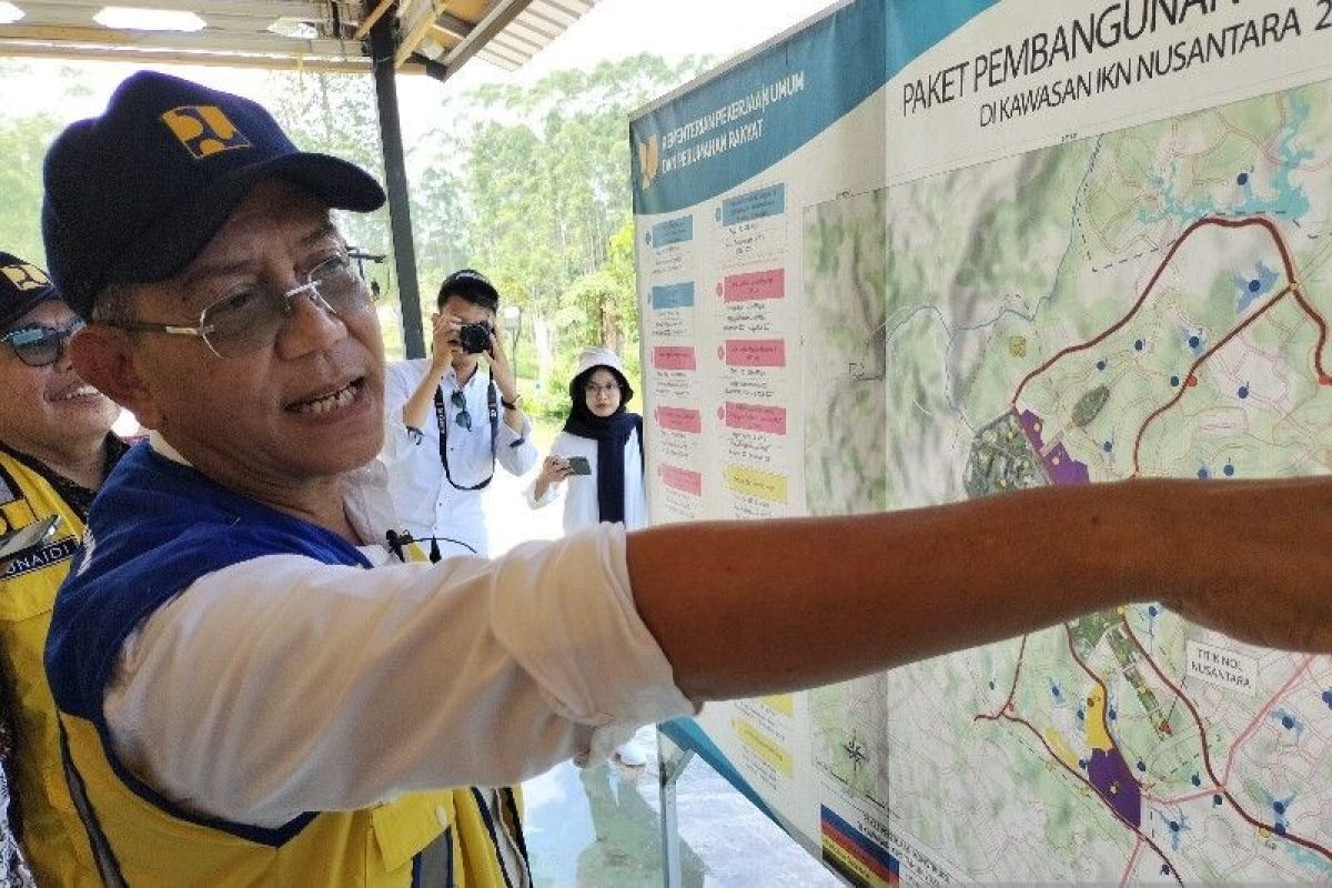 Kementerian PUPR sebut sebanyak 29 paket proyek pembangunan IKN Nusantara telah terkontrak