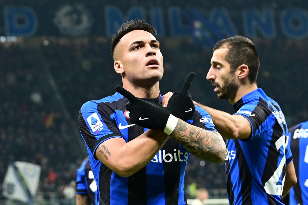 Lihat Italia- Gol tunggal Lautaro Martinez bawa Inter  menang 1-0 atas Verona