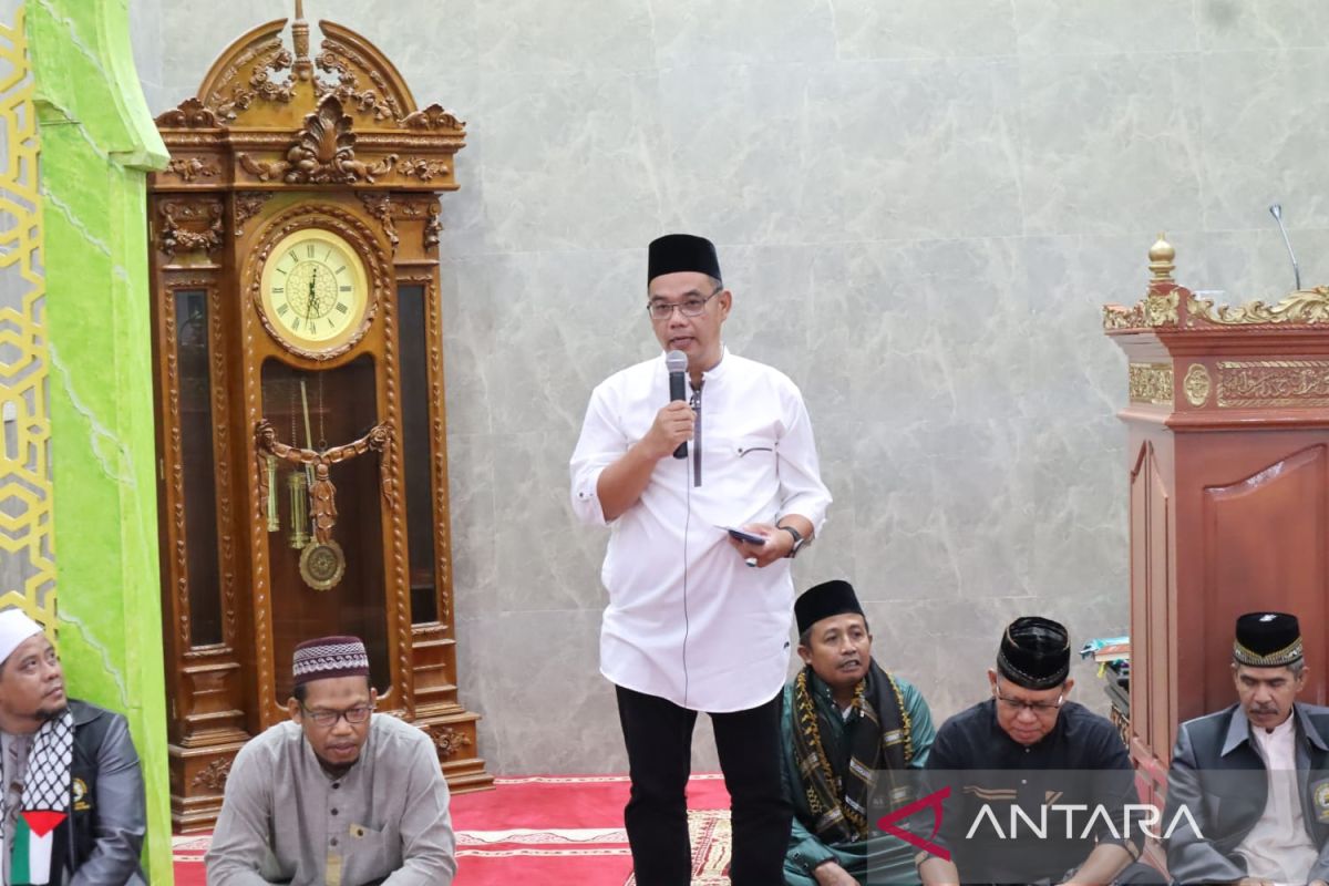 Plt Sekda Kota Pangkalpinang sampaikan Progres Pembangunan Masjid Kubah Timah Pada Gerbang Surga Edisi 83