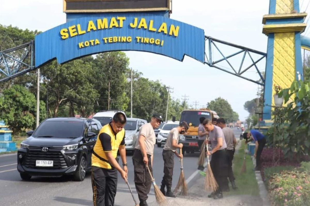 Polres Tebing Tinggi giat kurve persiapan melintasnya delegasi F1 H2O