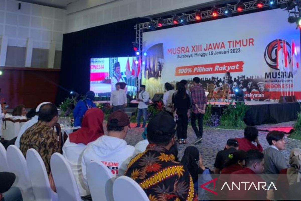 Nama Prabowo menggema, Musra XIII Jatim jaring capres 2024