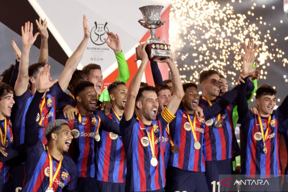 Barcelona juara Piala Super Spanyol 2023