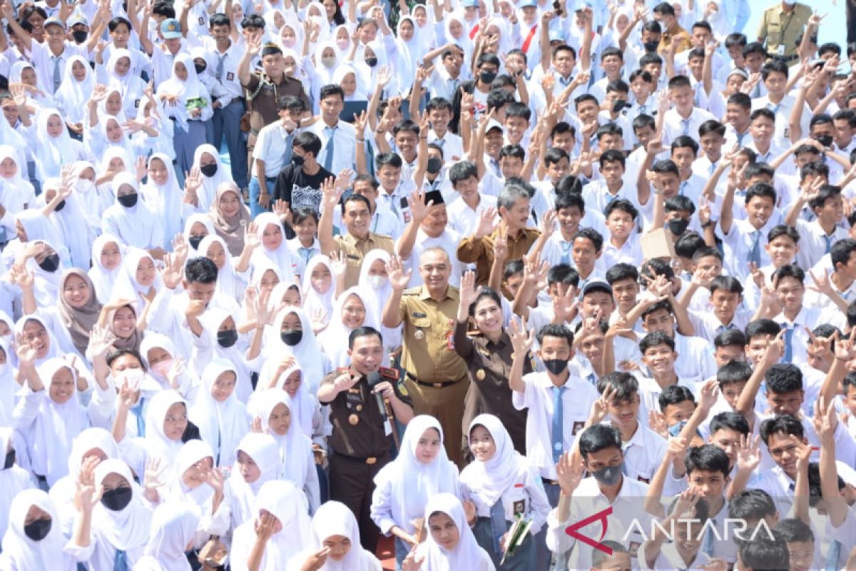 Ratusan pelajar SMK di Tangerang deklarasi anti tawuran