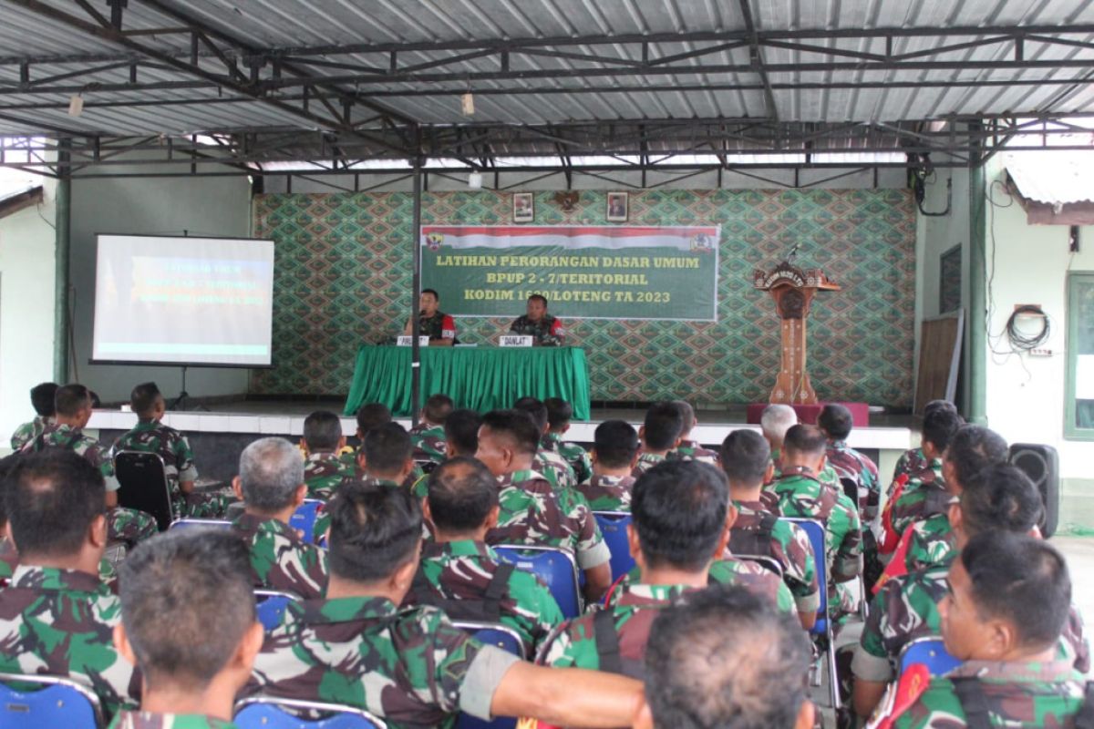 Kemampuan Intelijen Prajurit TNI Lombok Tengah ditingkatkan