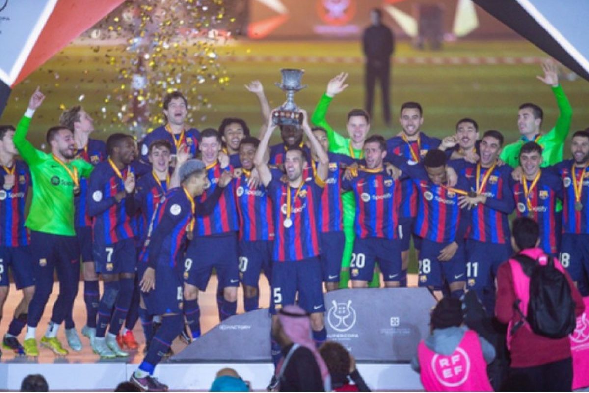 Barcelona Menjuarai Piala Super Spanyol di Riyadh