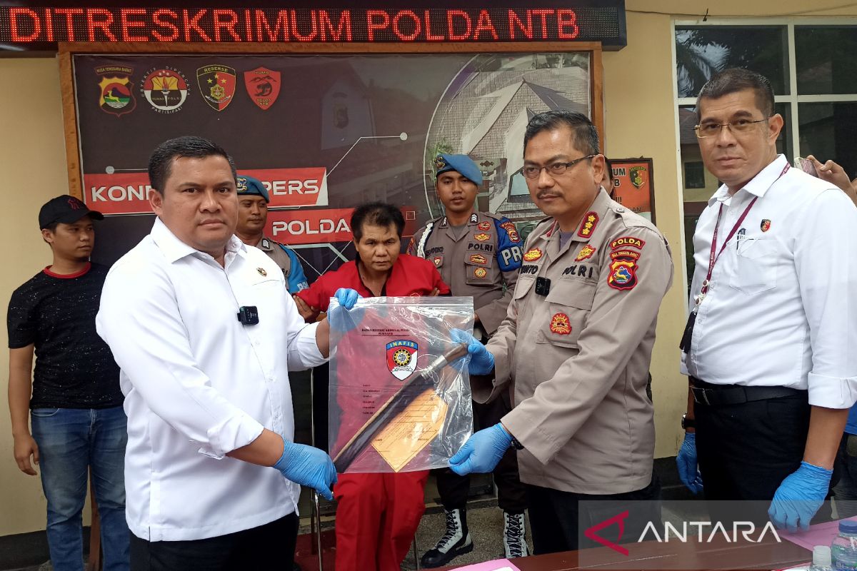 Polda NTB tangkap otak sindikat perampokan bersenjata tajam di Lombok Tengah