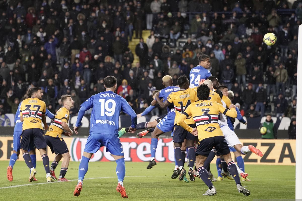 Gol semata wayang Ebuehi kunci kemenangan Empoli atas Sampdoria