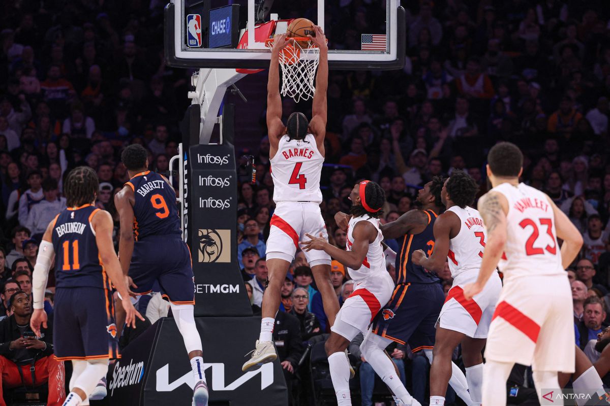 NBA: Raptors kalahkan Knicks melalui overtime