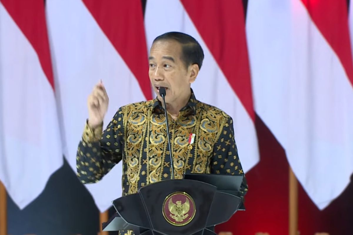 Presiden ibaratkan tangani pandemi di Indonesia bak 