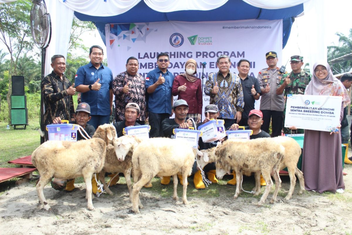 Wabup Deli Serdang resmikan sentra domba kolaborasi YBM BRILiaN - Dompet Dhuafa