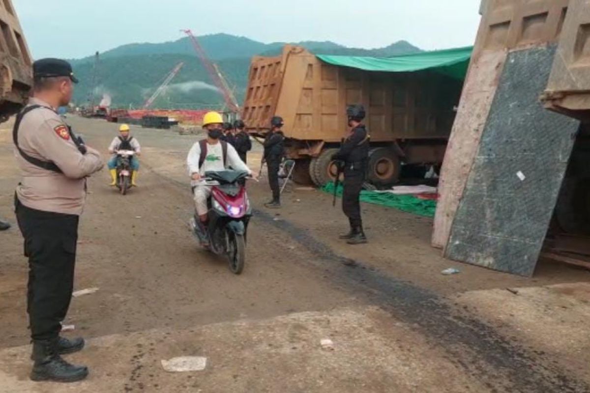 Polda Sulteng: PT GNI di Morowali Utara mulai beroperasi pascabentrok